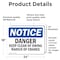 Signmission Danger Keep Clear Of Swing Radius Of Cranes, 24 in W x Rectangle, Vinyl Decal OS-2PACK-NS-D-1824-L-15392 - alternate 5